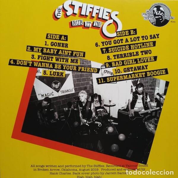 Discos de vinilo: THE STIFFIES Rub It In! (LP) - Foto 2
