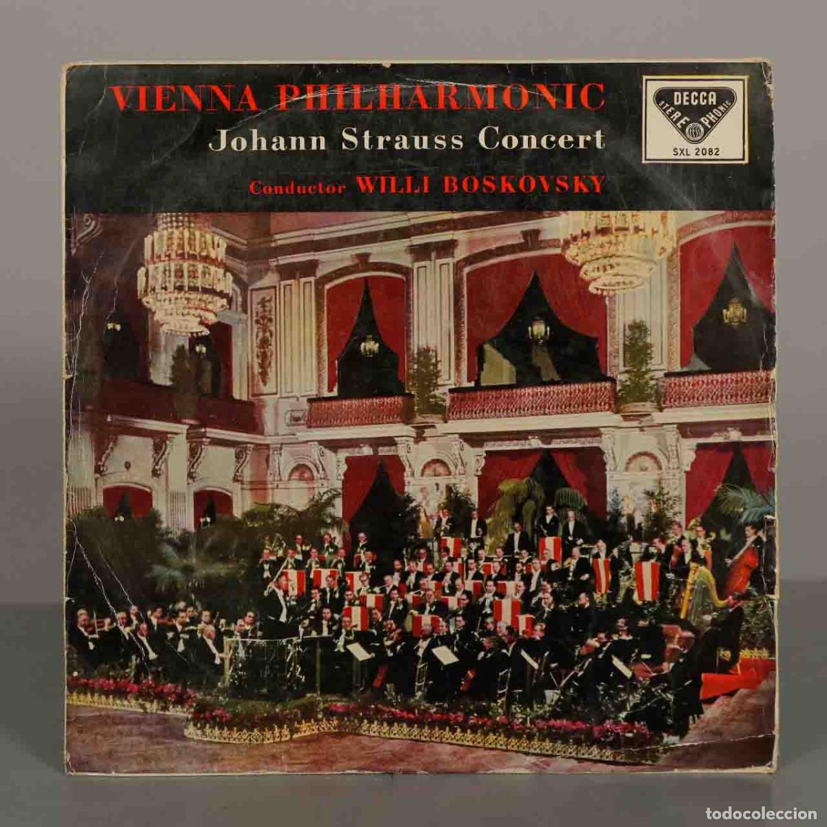 Discos de vinilo: LP. Vienna Philharmonic Johann Strauss Concert - Willi Bosko