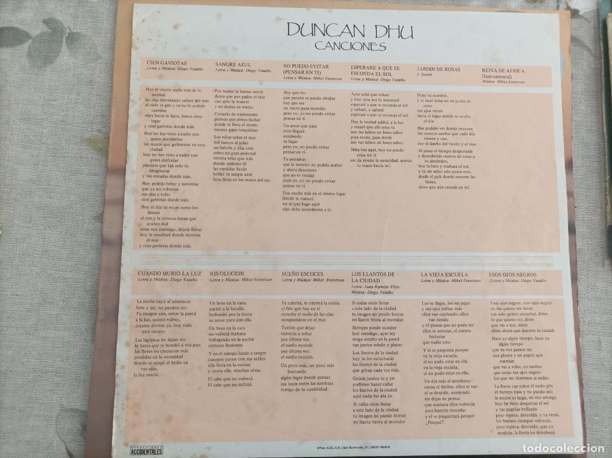 Discos de vinilo: Duncan Dhu lp original - Foto 4