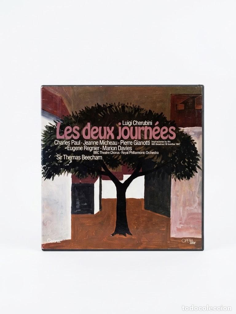 Discos de vinilo: CHERUBINI: LES DEUX JOURN&Eacute;ES - SIR THOMAS BEECHAM - CAJA 2 VINILOS LP + LIBRETO - CETRA OPERA LIVE L