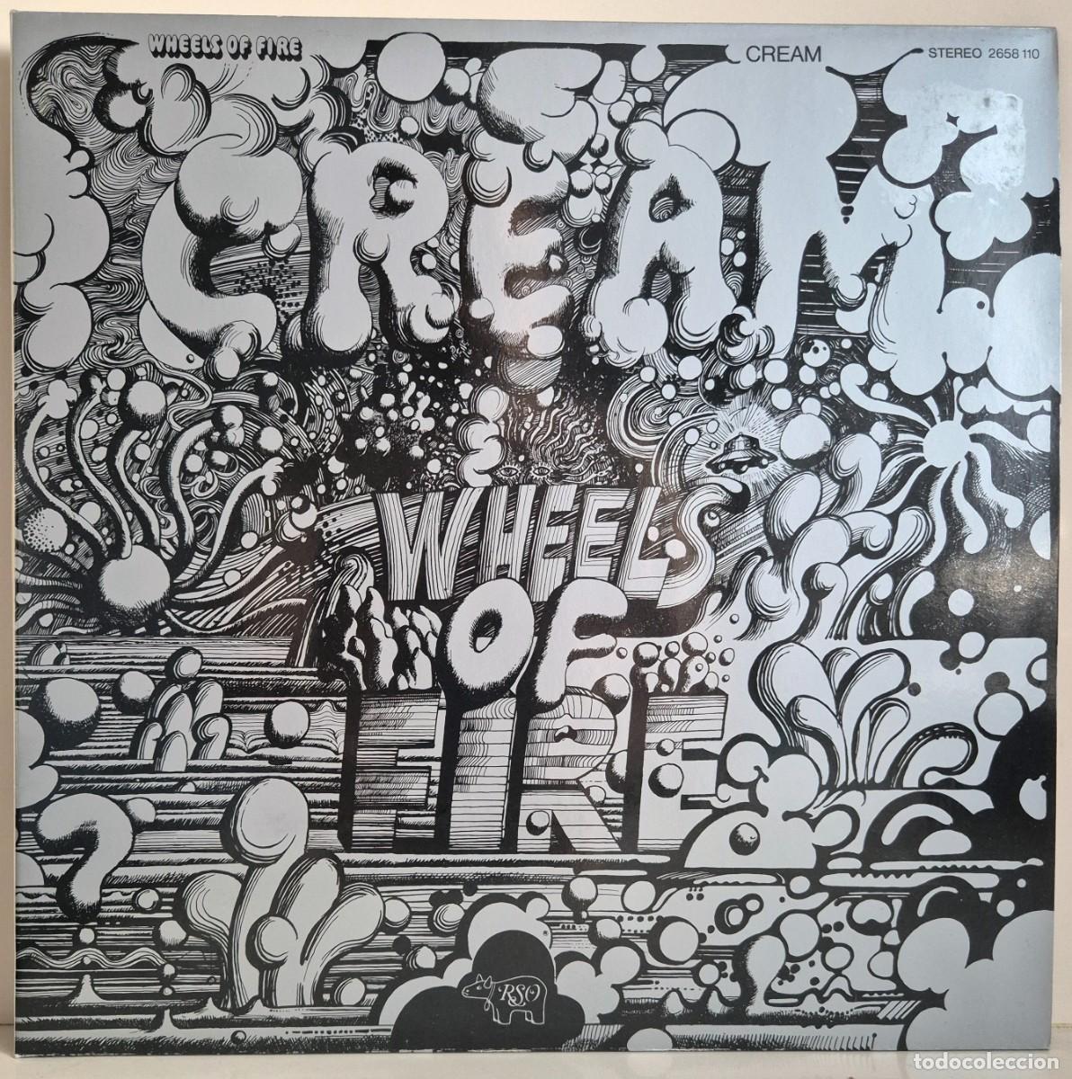 Discos de vinilo: Creem - Wheels of fire. Doble LP vinilo
