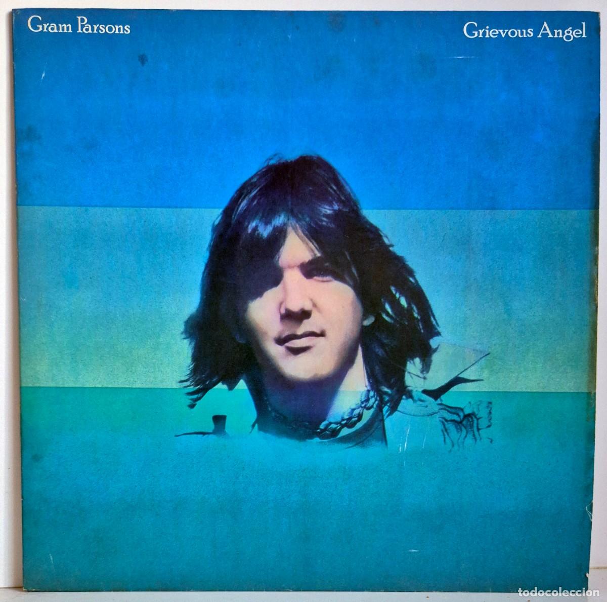 Discos de vinilo: Gram Parsons with Emmylou Harris - Grievous Angel. Lp vinilo