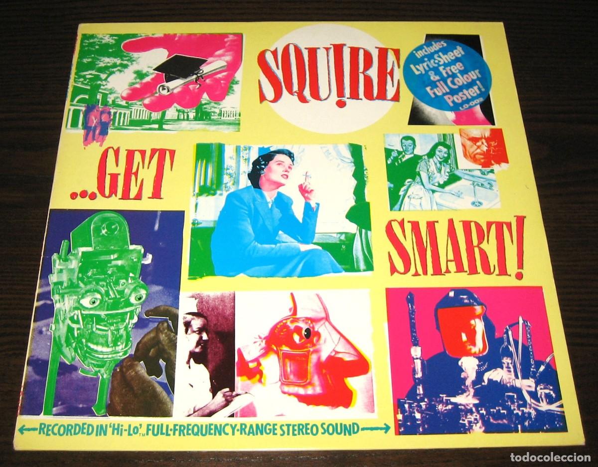 Discos de vinilo: SQUIRE - Get Smart - LP (HI - LO 1983) UK + Insert + Poster - Perfecto estado