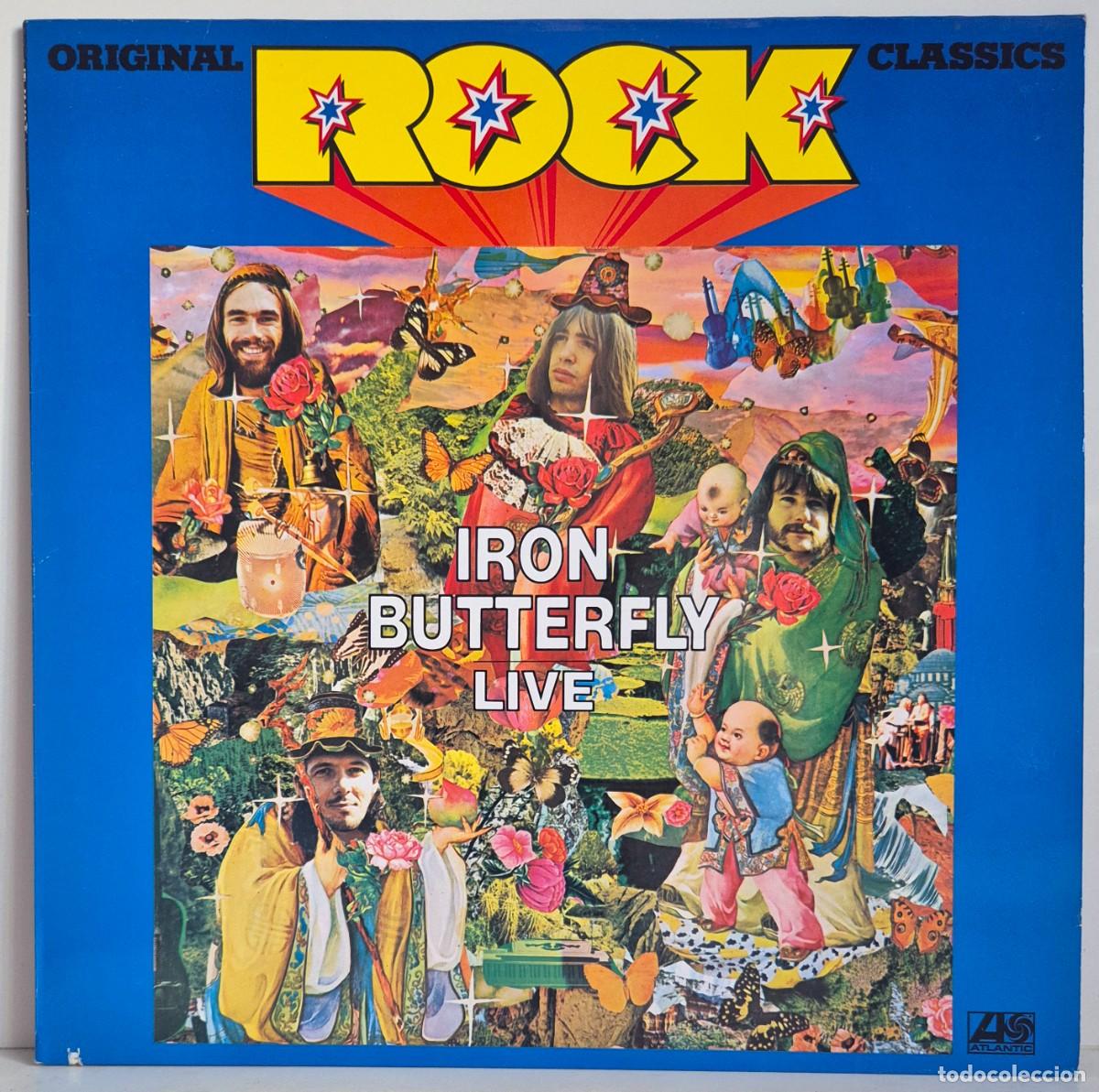 Discos de vinilo: Iron Butterfly - Live. LP vinilo