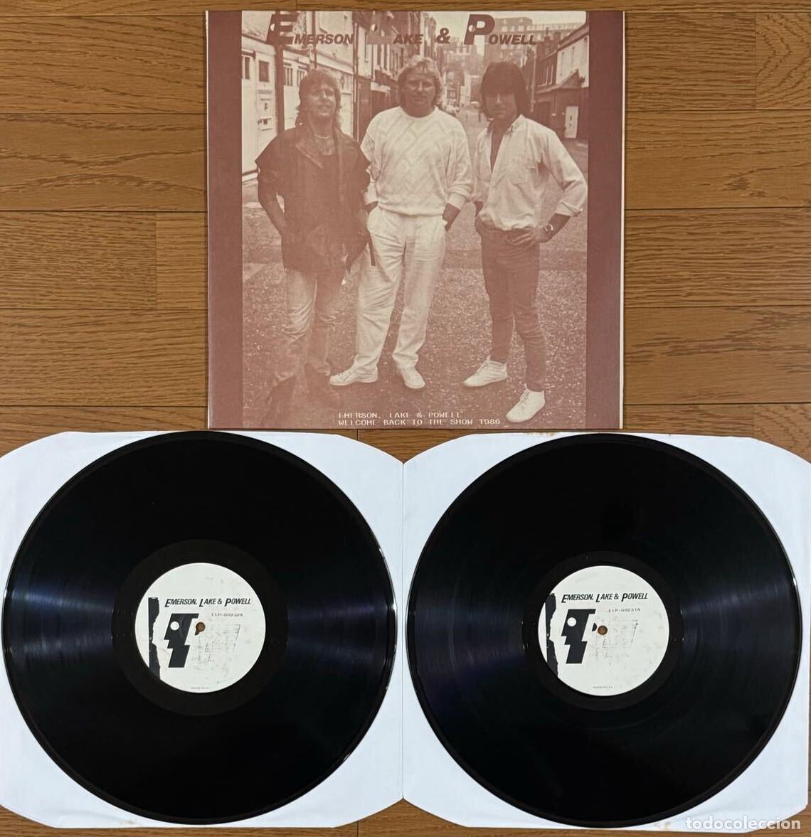 Discos de vinilo: Emerson Lake & Powell Welcome back to the Show 1986 2lp live, japanese pressing very very rare!!