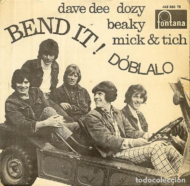 Discos de vinilo: Dave Dee, Dozy, Beaky Mick & Tich &ndash; Bend it; She&rsquo;s so Good; No time + 1 &ndash; FONTANA 465 350 &ndash; 1966