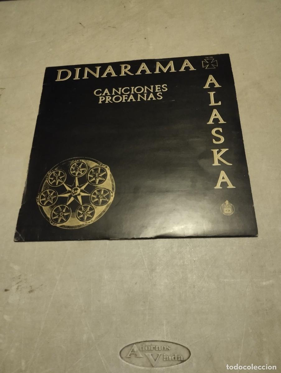 Discos de vinilo: ALASKA Y DINARAMA LP CANCIONES PROFANAS ESP.1983 INSERT LETRAS
