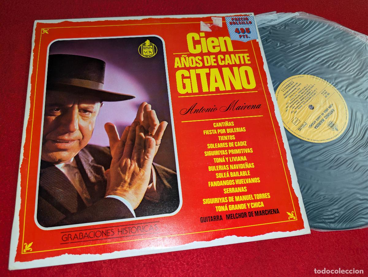 Discos de vinilo: ANTONIO MAIRENA & MELCHOR DE MARCHENA Cien a&ntilde;os de cante Gitano LP 1983 Hispavox