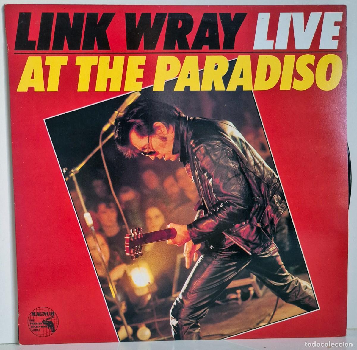 Discos de vinilo: Link Wray - Live at the Paradiso. LP vinilo. En directo en Amsterdam (1979)
