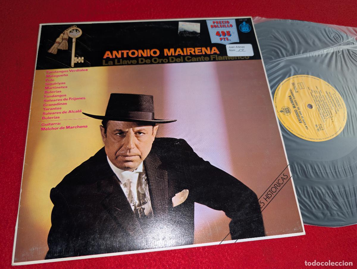 Discos de vinilo: ANTONIO MAIRENA & MELCHOR DE MARCHENA La llave de oro del cante flamenco LP 1983 Hispavox