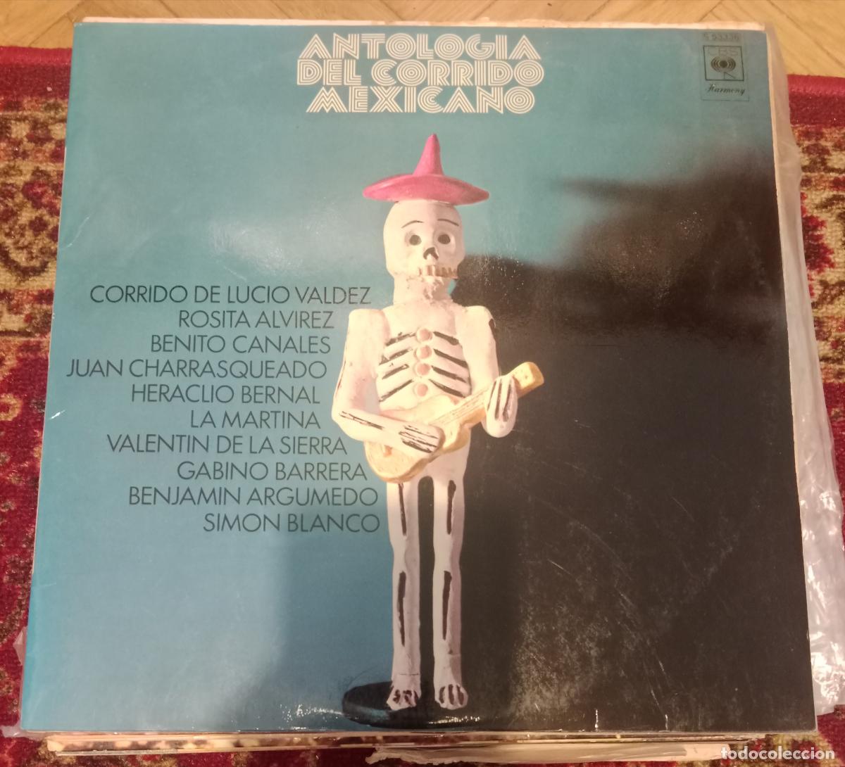 Discos de vinilo: Varios &ndash; Antolog&iacute;a Del Corrido Mexicano Lp Espa&ntilde;a 1973
