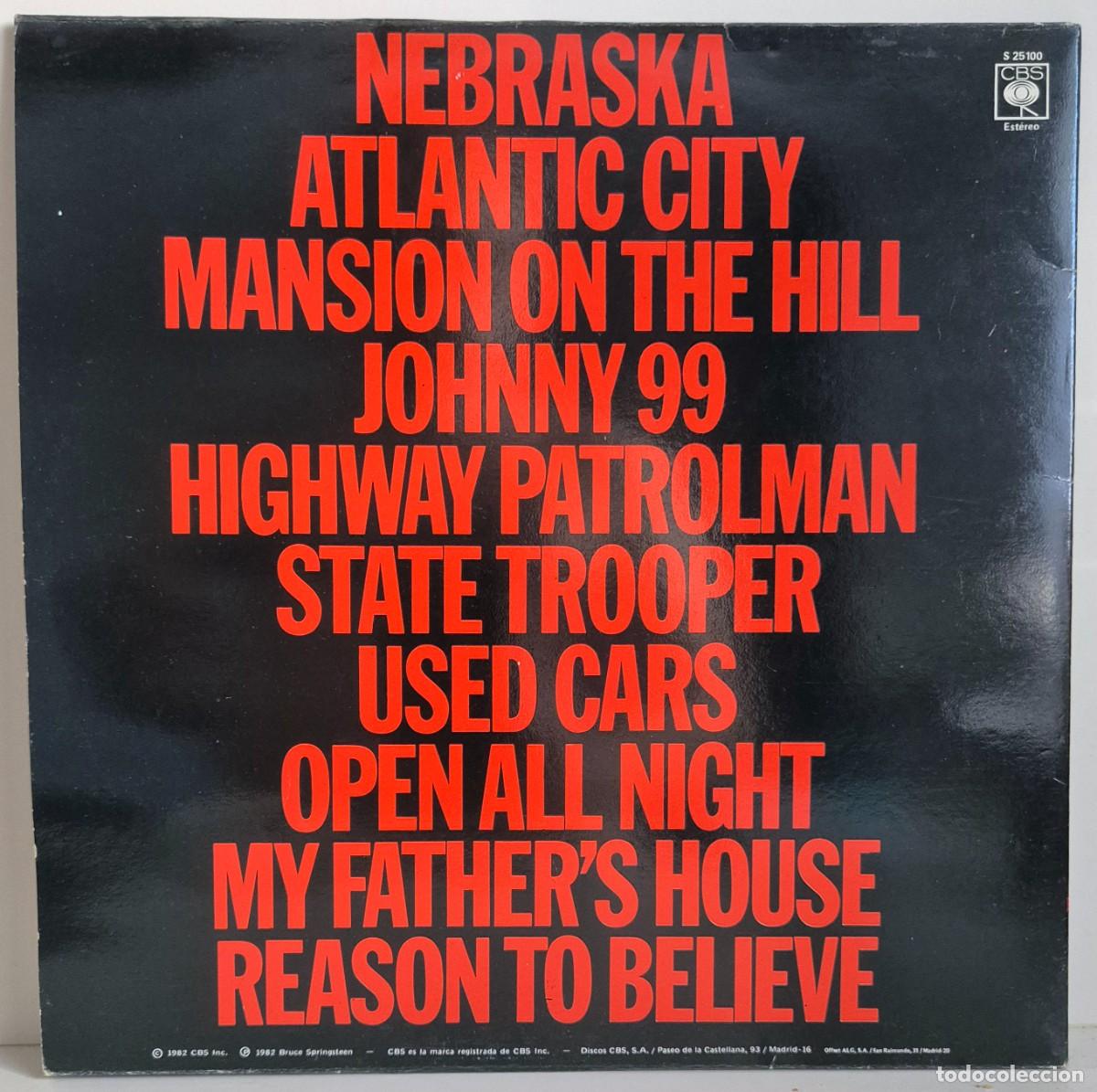 Discos de vinilo: Bruce Springsteen - Nebraska. LP vinilo - Foto 2