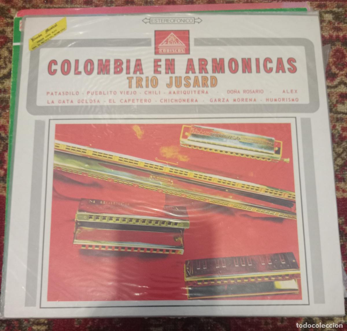 Discos de vinilo: Trio Jusard &ndash; Colombia En Armonicas Lp Colombia 70s