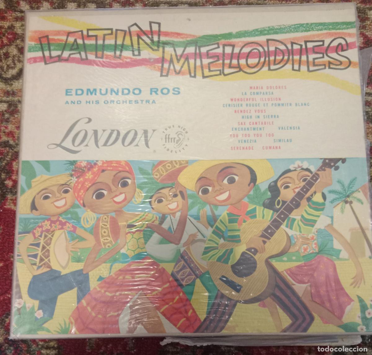 Discos de vinilo: Edmundo Ros &ndash; Ros Album Of Latin Melodies Lp EEUU 1956