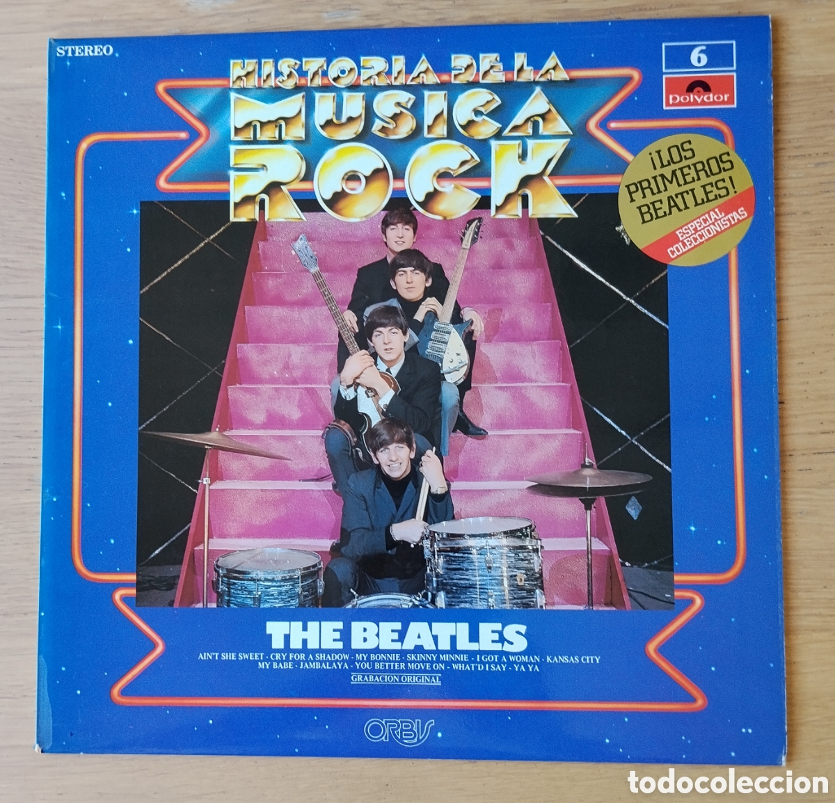 Discos de vinilo: THE BEATLES WITH TONY SHERIDAN: &rdquo;THE BEATLES&rdquo; HISTORIA DE LA MUSICA ROCK 6- LP VINILO 1981
