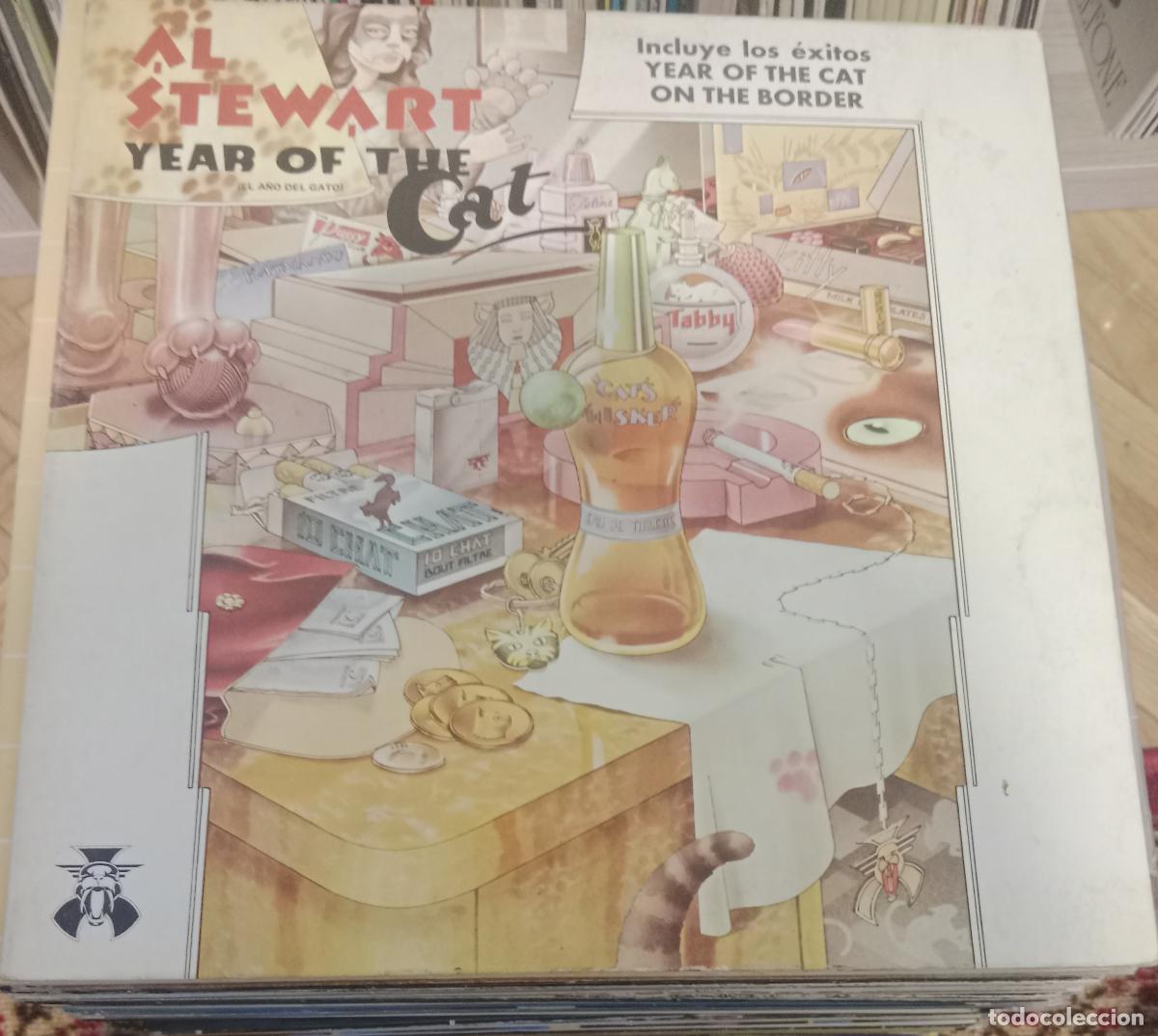 Discos de vinilo: Al Stewart &ndash; Year Of The Cat = El A&ntilde;o Del Gato Lp Espa&ntilde;a 80s