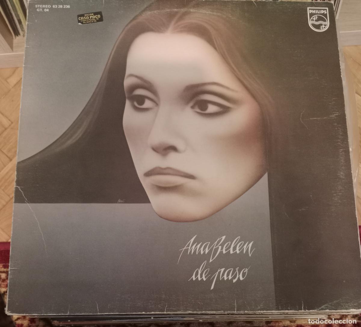 Discos de vinilo: Ana Bel&eacute;n &ndash; De Paso Lp 1977 - Foto 1
