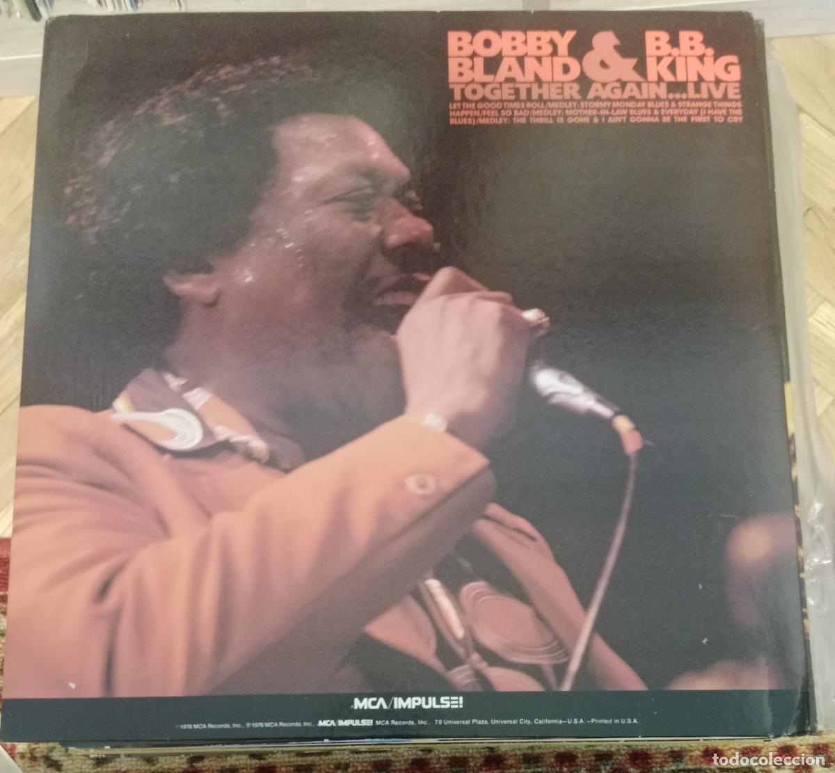 Discos de vinilo: Bobby Bland & B.B. King &ndash; Together Again...Live Lp EEUU 1980