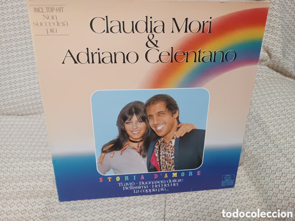 Discos de vinilo: Claudia Mori e Adriano Celentano