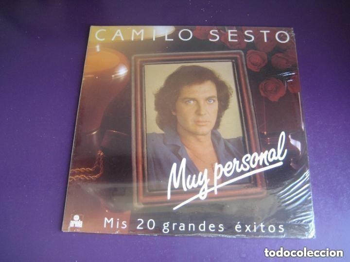 Discos de vinilo: CAMILO SESTO MUY PERSONAL MIS 20 GRANDES &Eacute;XITOS DOBLE LP RECOPILATORIO 1982 ARIOLA RECORD PRECINTADO