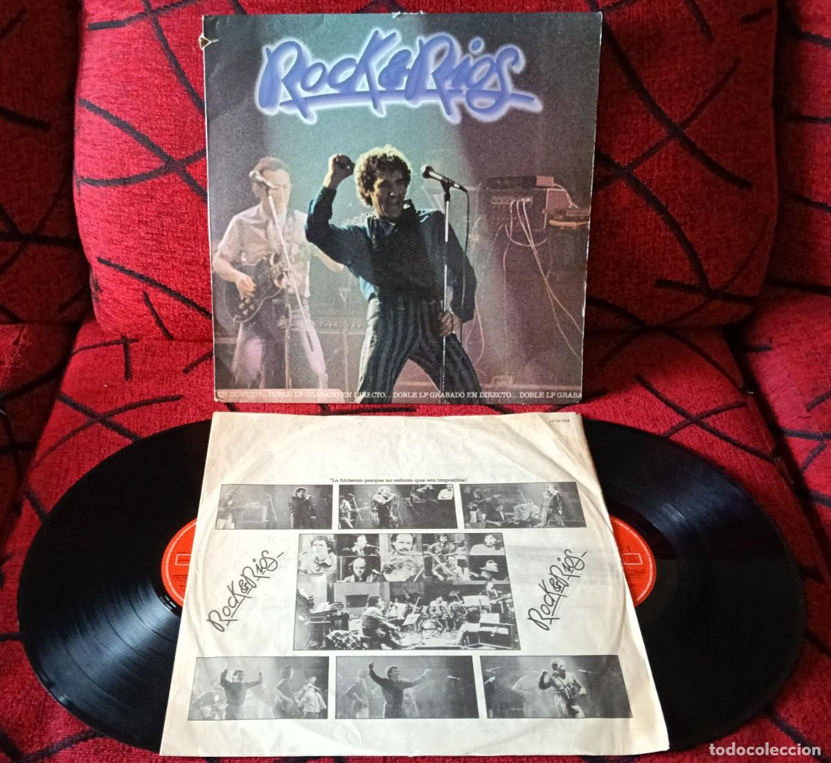 Vinyl records: MIGUEL RIOS ** Rock & Rios ** DOBLE VINILO LP ORIGINAL 1982