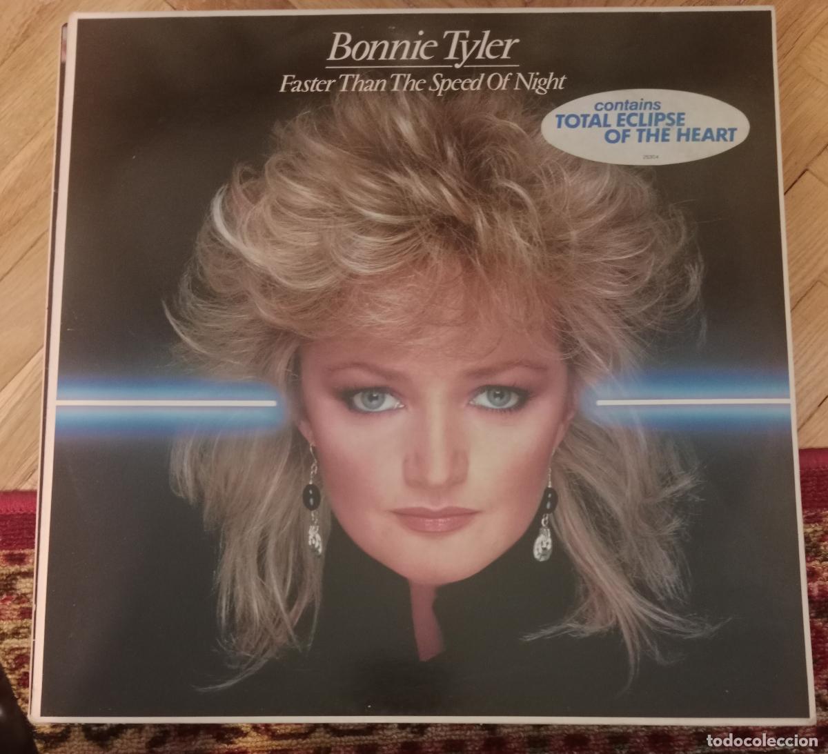 Vinyl records: Bonnie Tyler &ndash; Faster Than The Speed Of Night Lp Espa&ntilde;a 1983