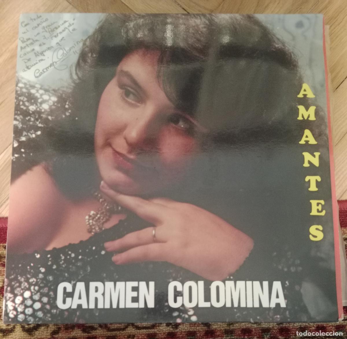 Vinyl records: Carmen Colomina &ndash; Amantes Lp Espa&ntilde;a 1990