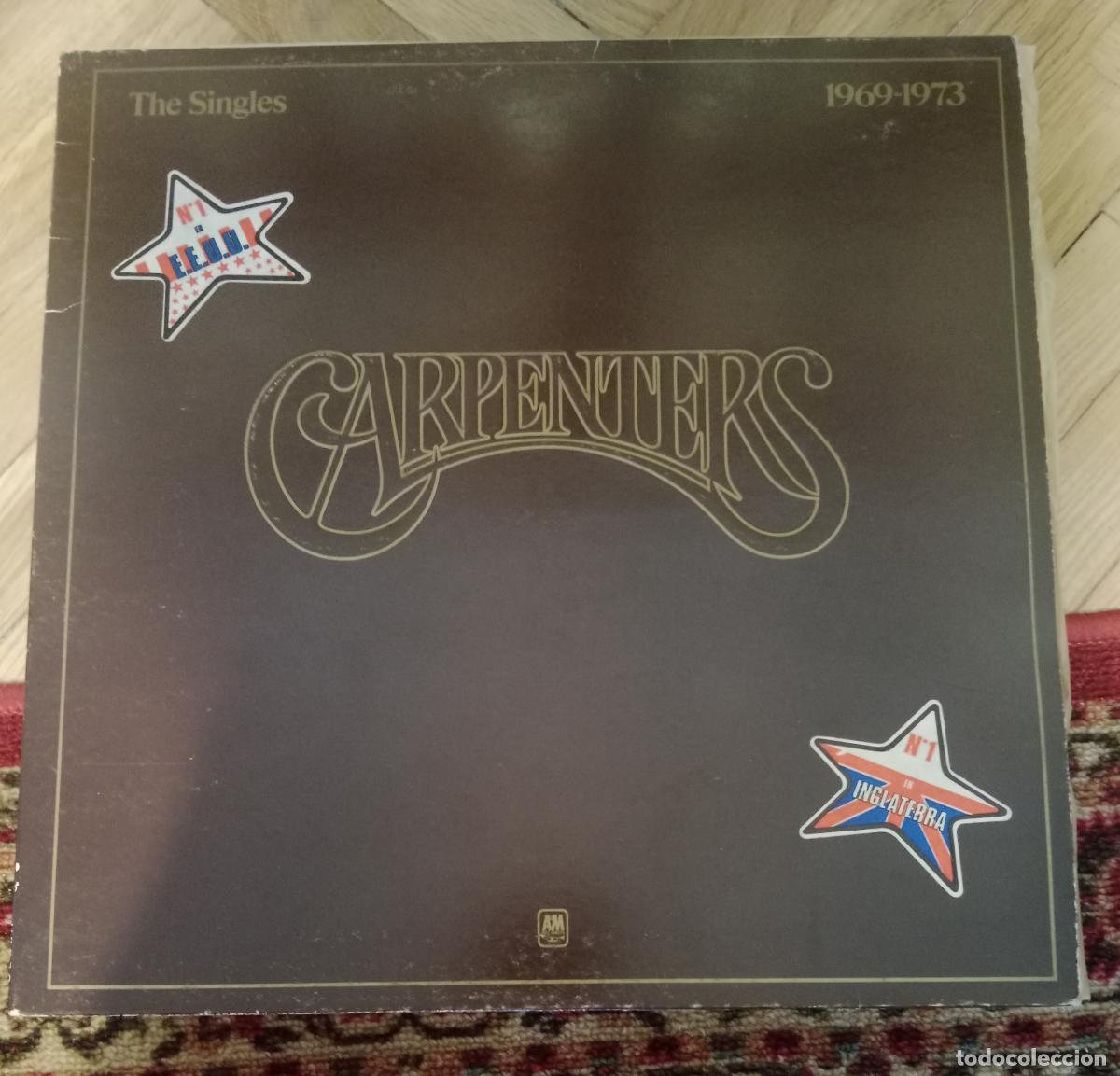 Discos de vinil: Carpenters &ndash; The Singles 1969-1973 Lp Espa&ntilde;a 1973