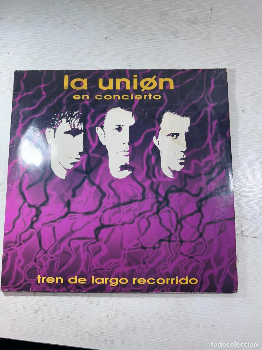 Discos de vinilo: LA UNION EN CONCIERTO - TREN DE LARGO RECORRIDO - DOBLE LP GATEFOLD 1992 WARNER SPAIN