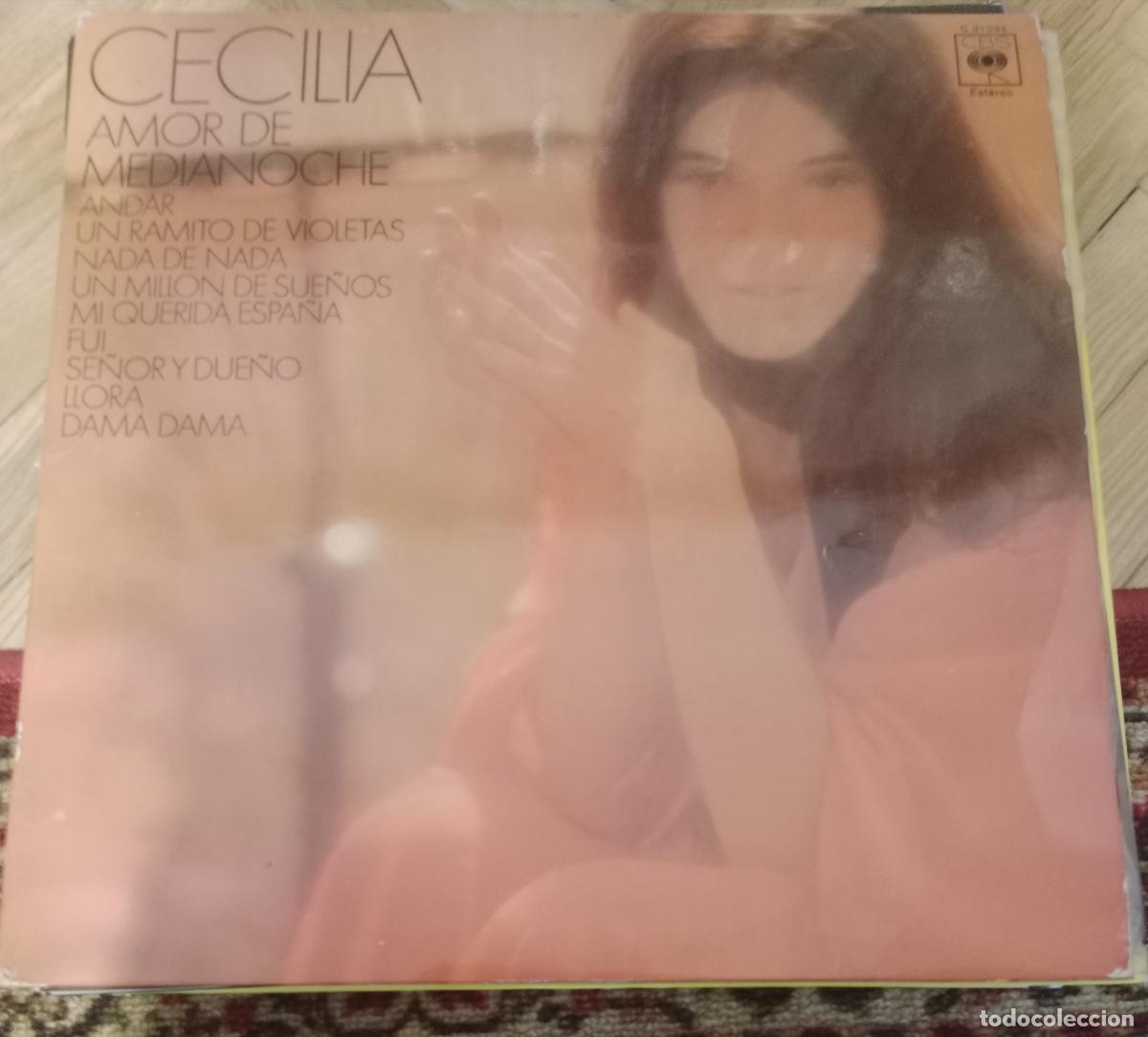 Vinyl records: Cecilia &ndash; Amor De Medianoche Lp Espa&ntilde;a 1975