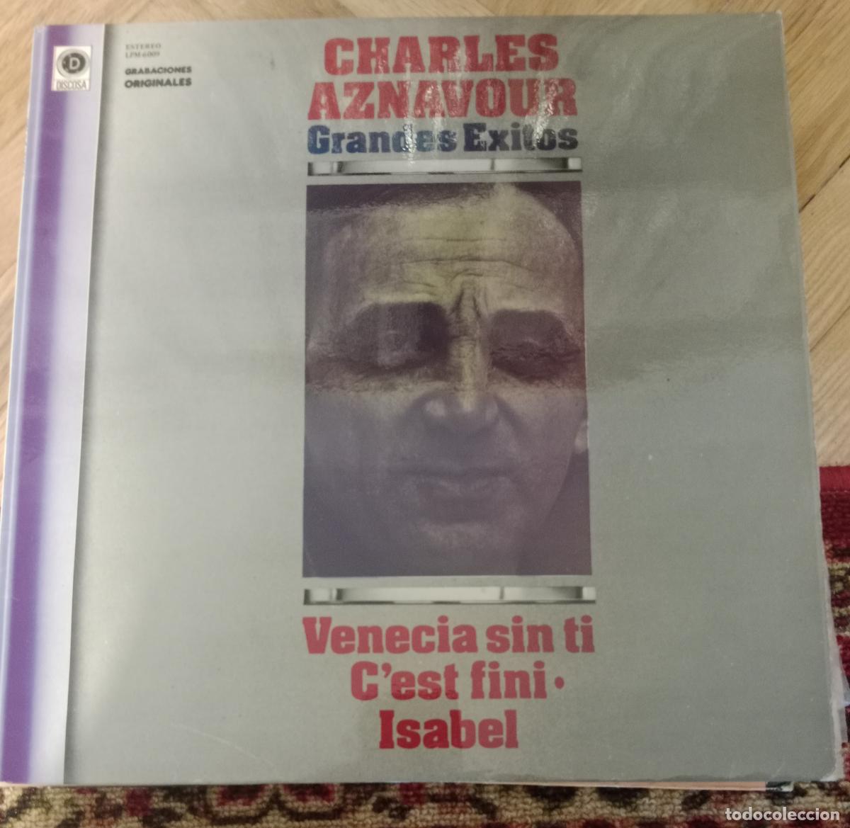 Discos de vinilo: Charles Aznavour &ndash; Grandes &Eacute;xitos Lp Espa&ntilde;a 1981