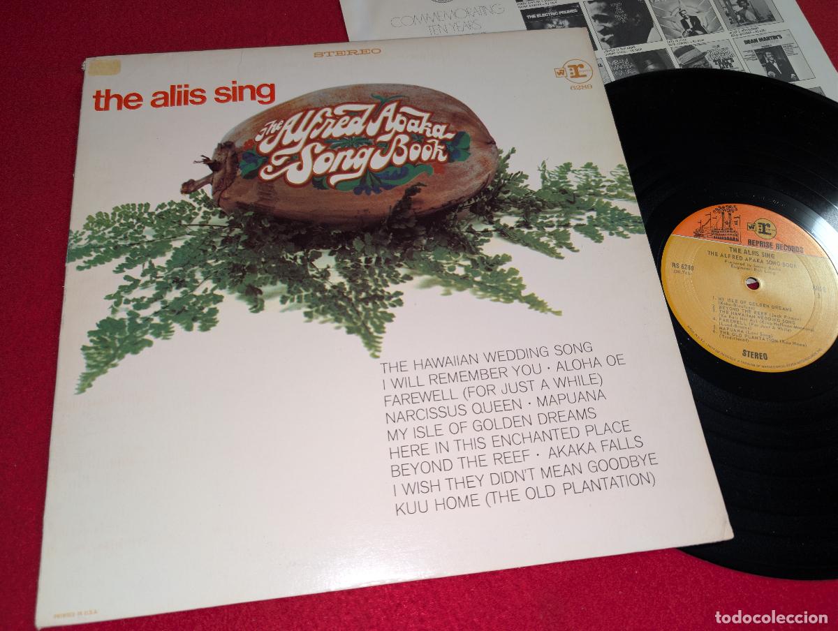 Discos de vinilo: THE ALIIS SING The Alfred Apaka song book LP 1968 Reprise USA US FOLK