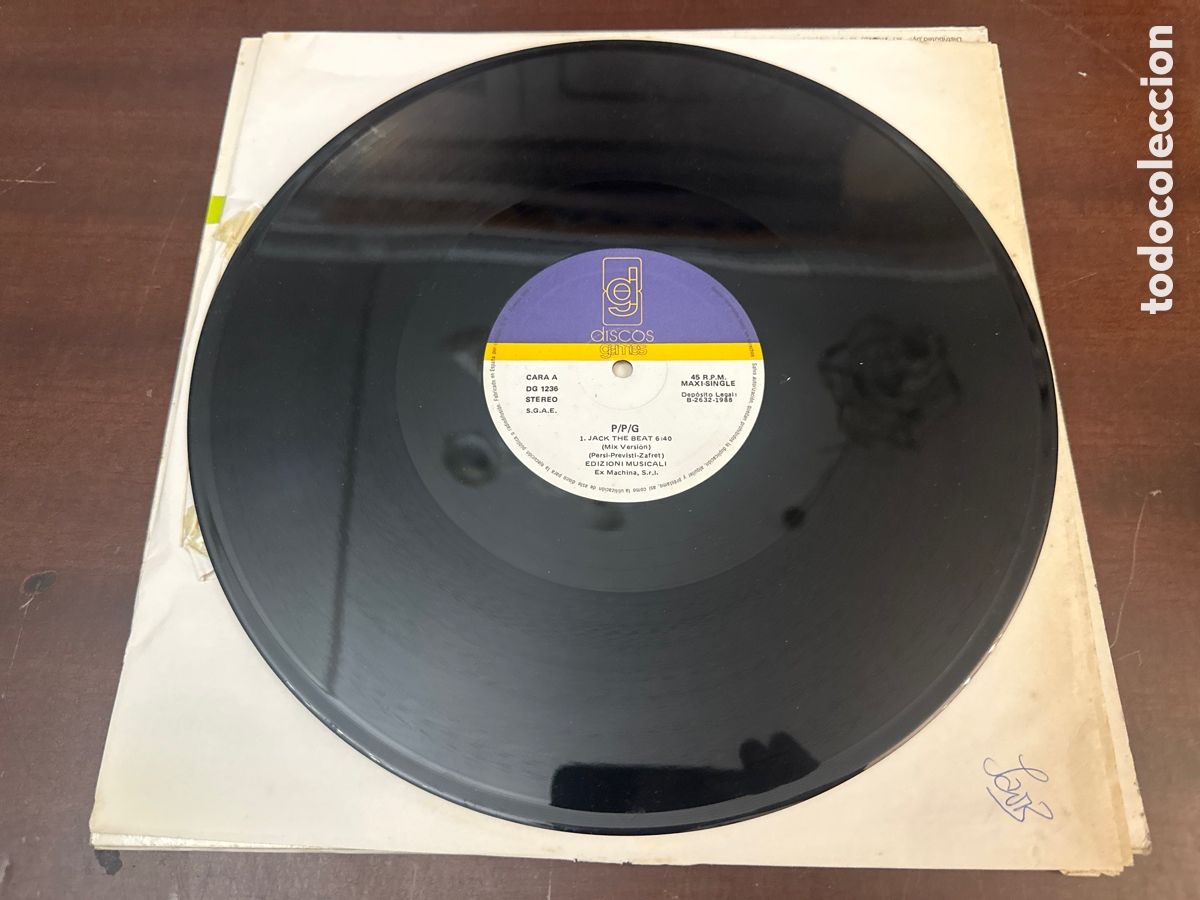 Discos de vinilo: JACK THE BEAT . MAXI SINGLE . 1988 DISCOS GAMES - Foto 4