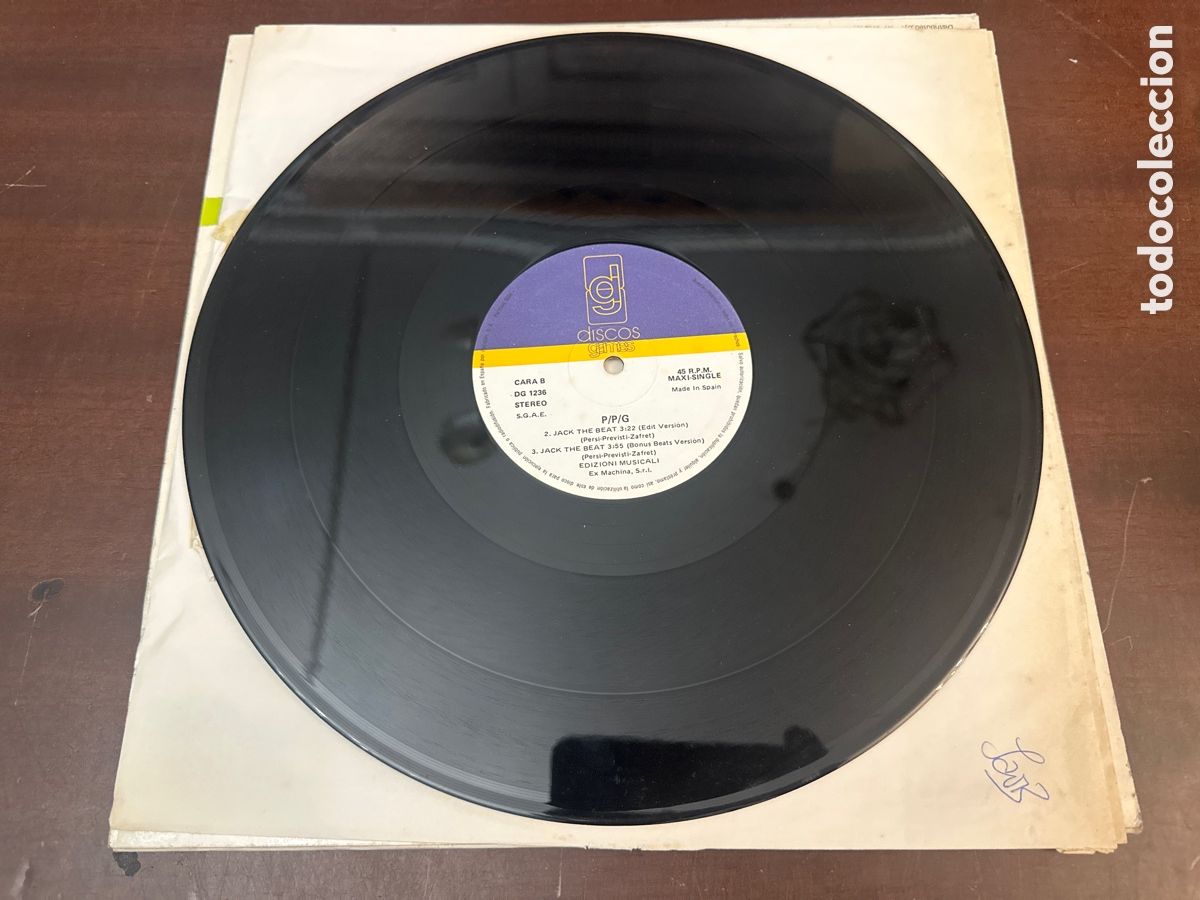Discos de vinilo: JACK THE BEAT . MAXI SINGLE . 1988 DISCOS GAMES - Foto 5