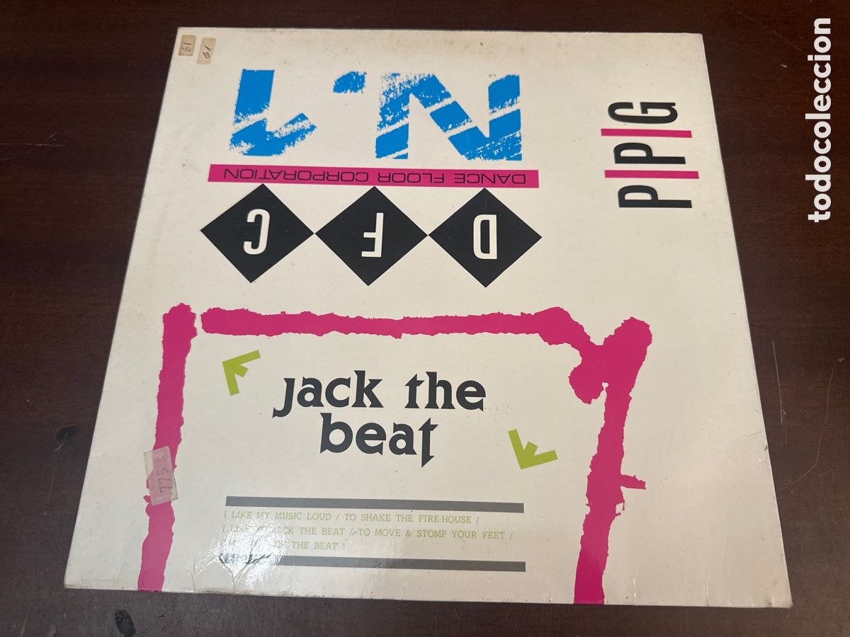 Discos de vinilo: JACK THE BEAT . MAXI SINGLE . 1988 DISCOS GAMES - Foto 6