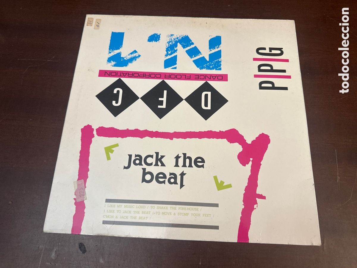 Discos de vinilo: JACK THE BEAT . MAXI SINGLE . 1988 DISCOS GAMES