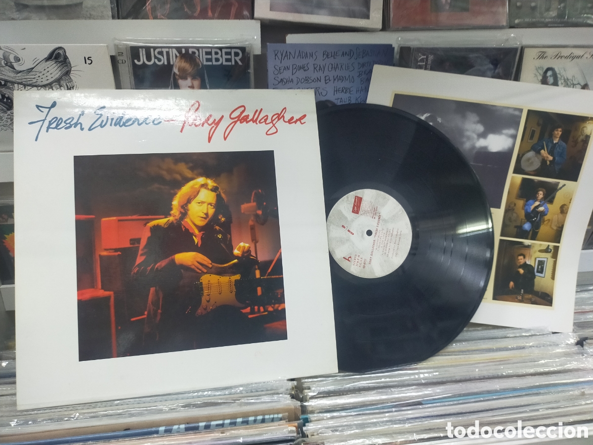 Discos de vinilo: Rory gallagher LP fresh evidence Espa&ntilde;a 1990