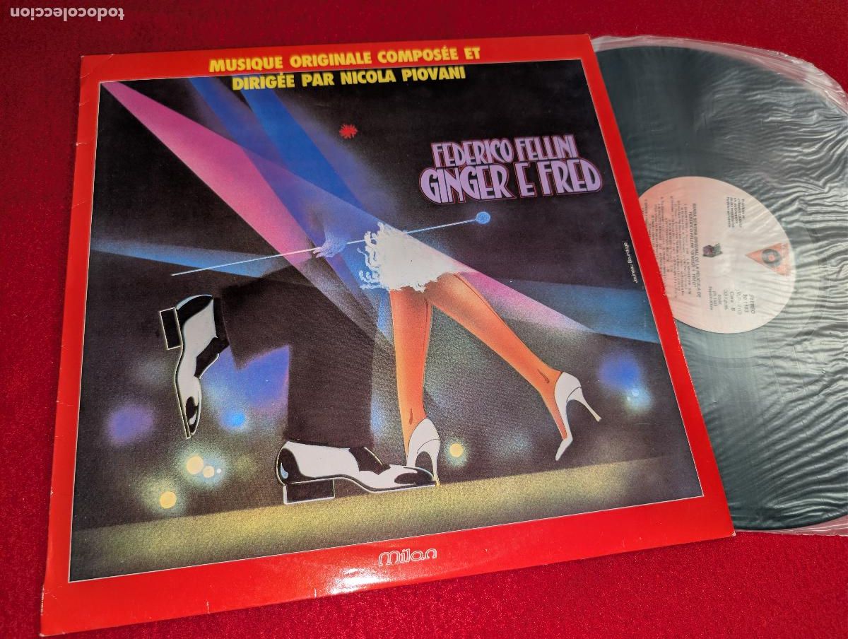 Discos de vinilo: GINGER E FRED Federico Fellini NICOLA PIOVANI OST BSO LP 1987 Victoria ESPA&Ntilde;A SPAIN