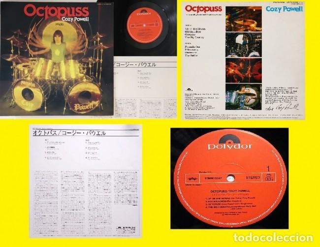 Discos de vinilo: cozy powell - octopus 1983 - GARY MOORE, JOHN LORD, RARA 1&ordf;EDIC JAPAN + INSERTO, IMPECABLE