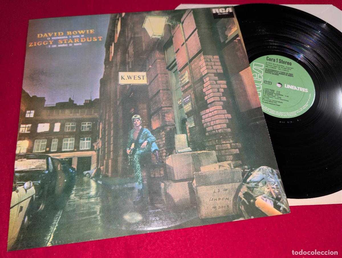 Discos de vinilo: DAVID BOWIE Ziggy Stardust La ascendencia y caida de y las ara&ntilde;as de Marte LP RCA ESPA&Ntilde;A SPAIN EX