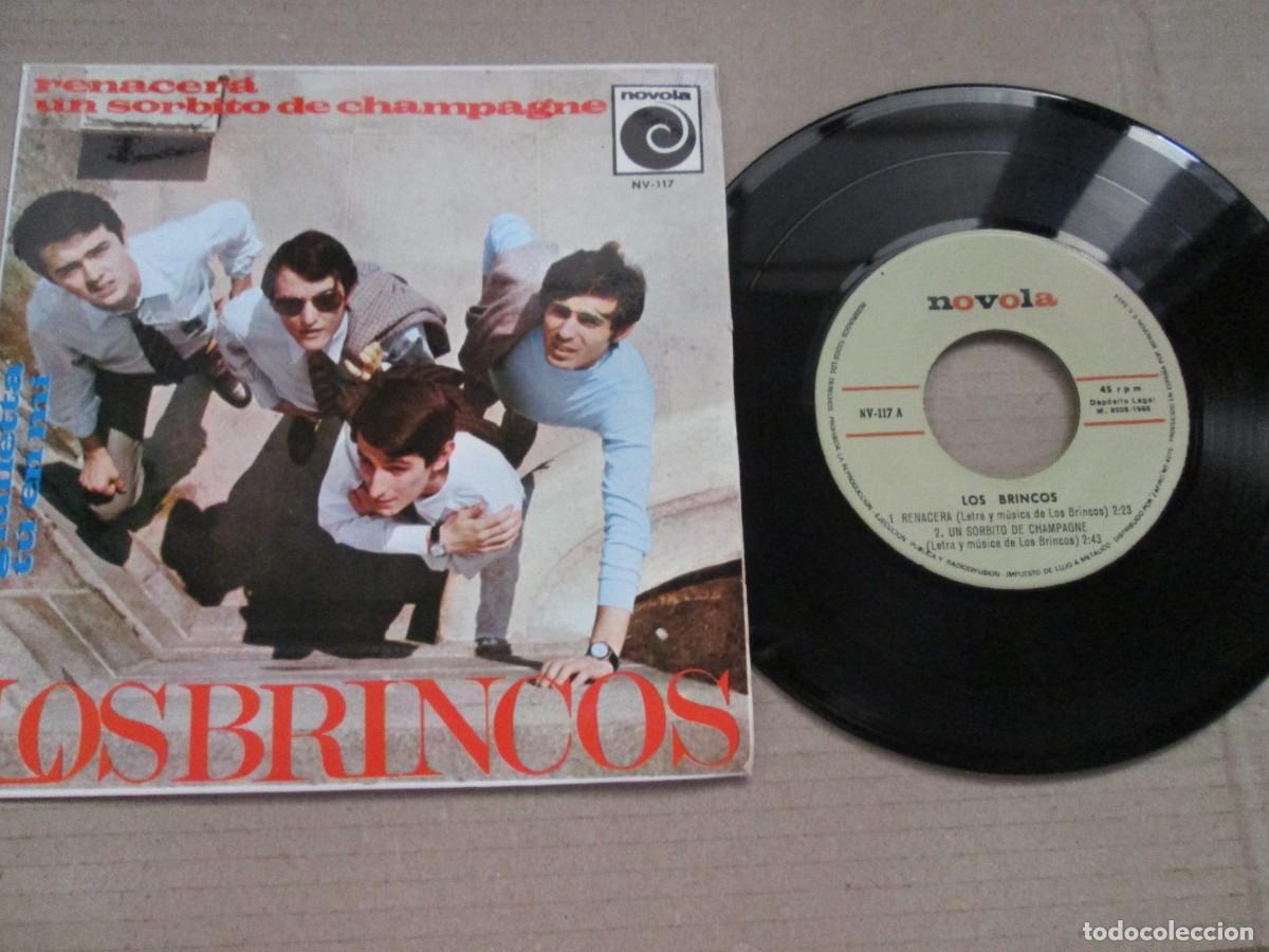 Discos de vinilo: LOS BRINCOS - Renacer&aacute;. EP 4 temas, ed espa&ntilde;ola 7&rdquo; 1966. Muy buen estado (VG+)