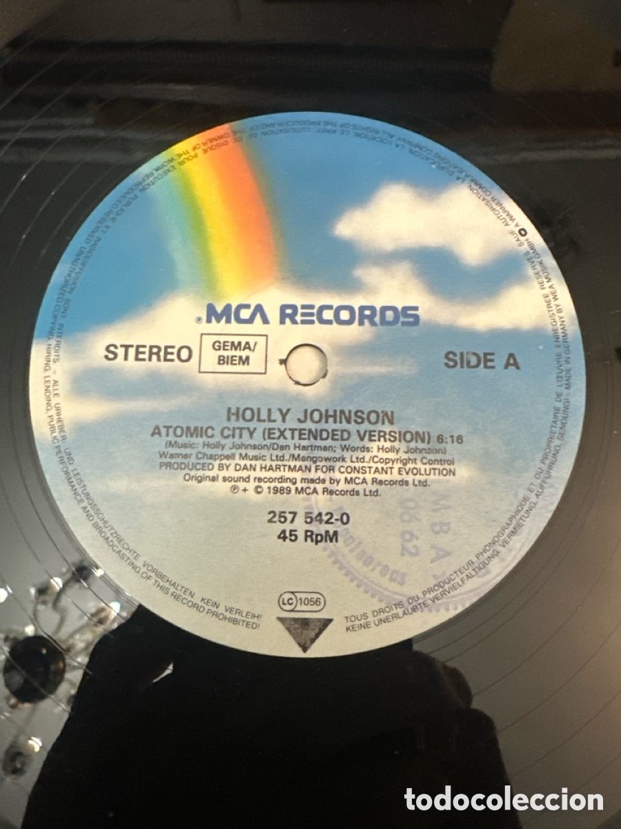 Discos de vinilo: Holly Johnson - Atomic City - Foto 3