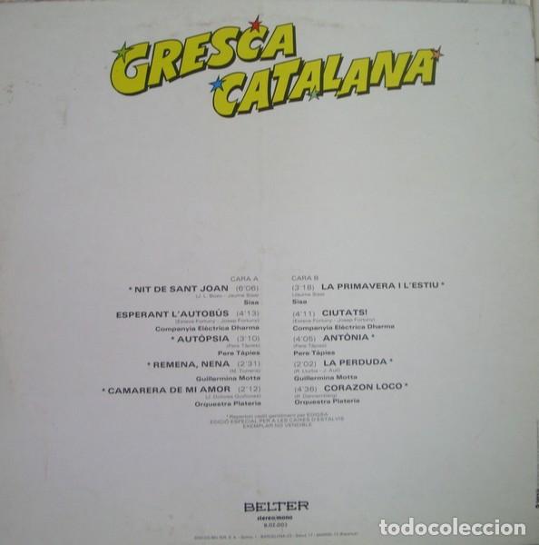 Discos de vinilo: Various, Gresca Catalana - LP - Foto 2