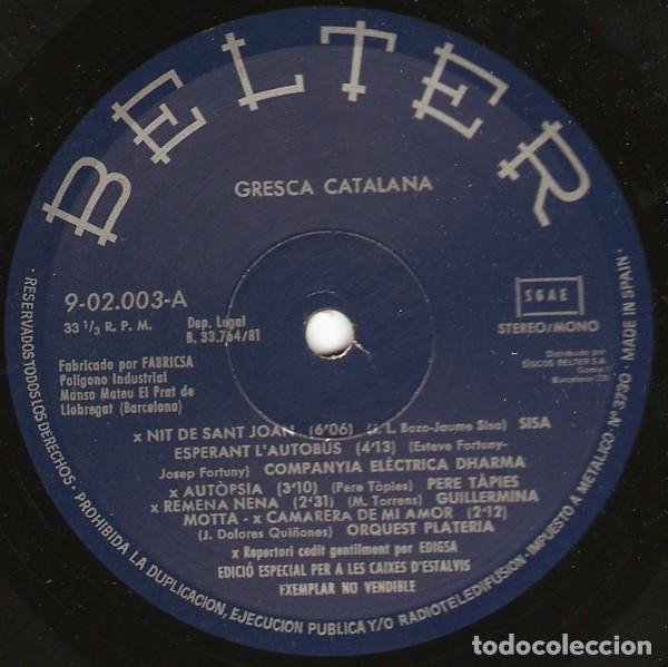 Discos de vinilo: Various, Gresca Catalana - LP - Foto 3