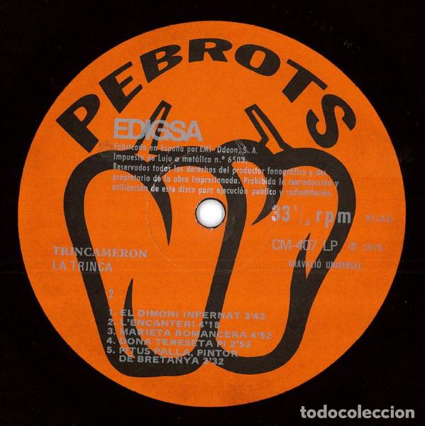 Discos de vinilo: La Trinca, Trincameron - LP - Foto 5