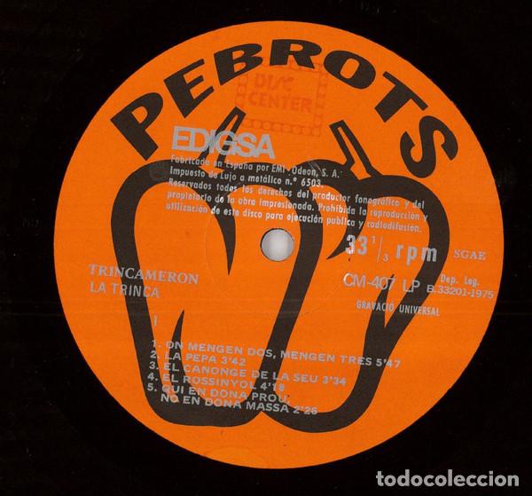 Discos de vinilo: La Trinca, Trincameron - LP - Foto 6