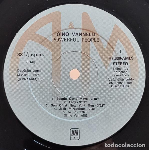 Discos de vinilo: Gino Vannelli, Powerful People - LP - Foto 3