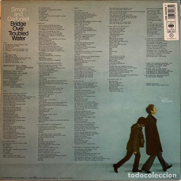 Discos de vinilo: Simon & Garfunkel, Bridge Over Troubled Water - LP - Foto 2