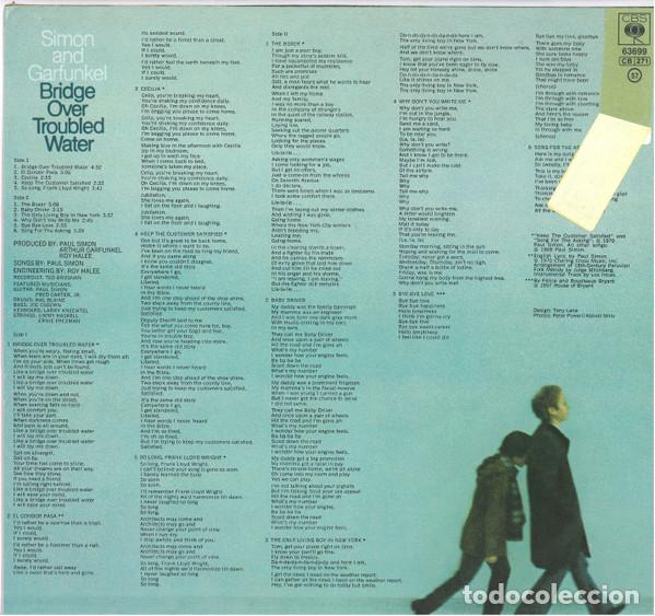 Discos de vinilo: Simon & Garfunkel, Bridge Over Troubled Water - LP - Foto 3