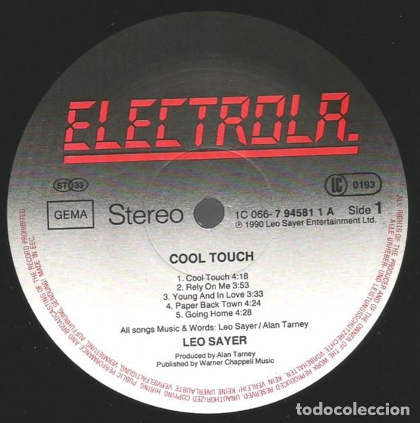 Discos de vinilo: Leo Sayer, Cool Touch - LP - Foto 3